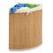 Honey Can Do Bamboo Wicker Corner Hamper